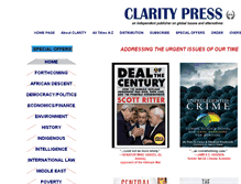 Tablet Screenshot of claritypress.com